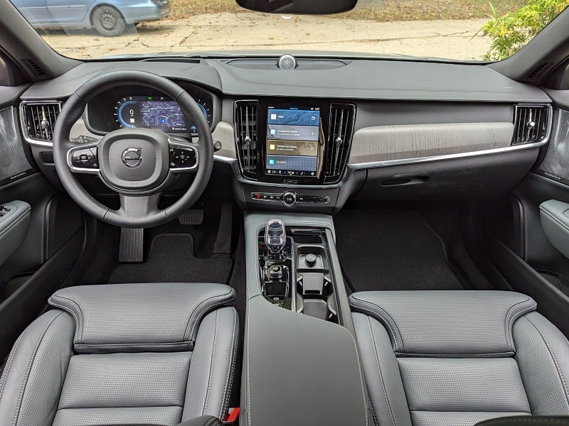 Volvo V90 dashboard Handyhalterung montage