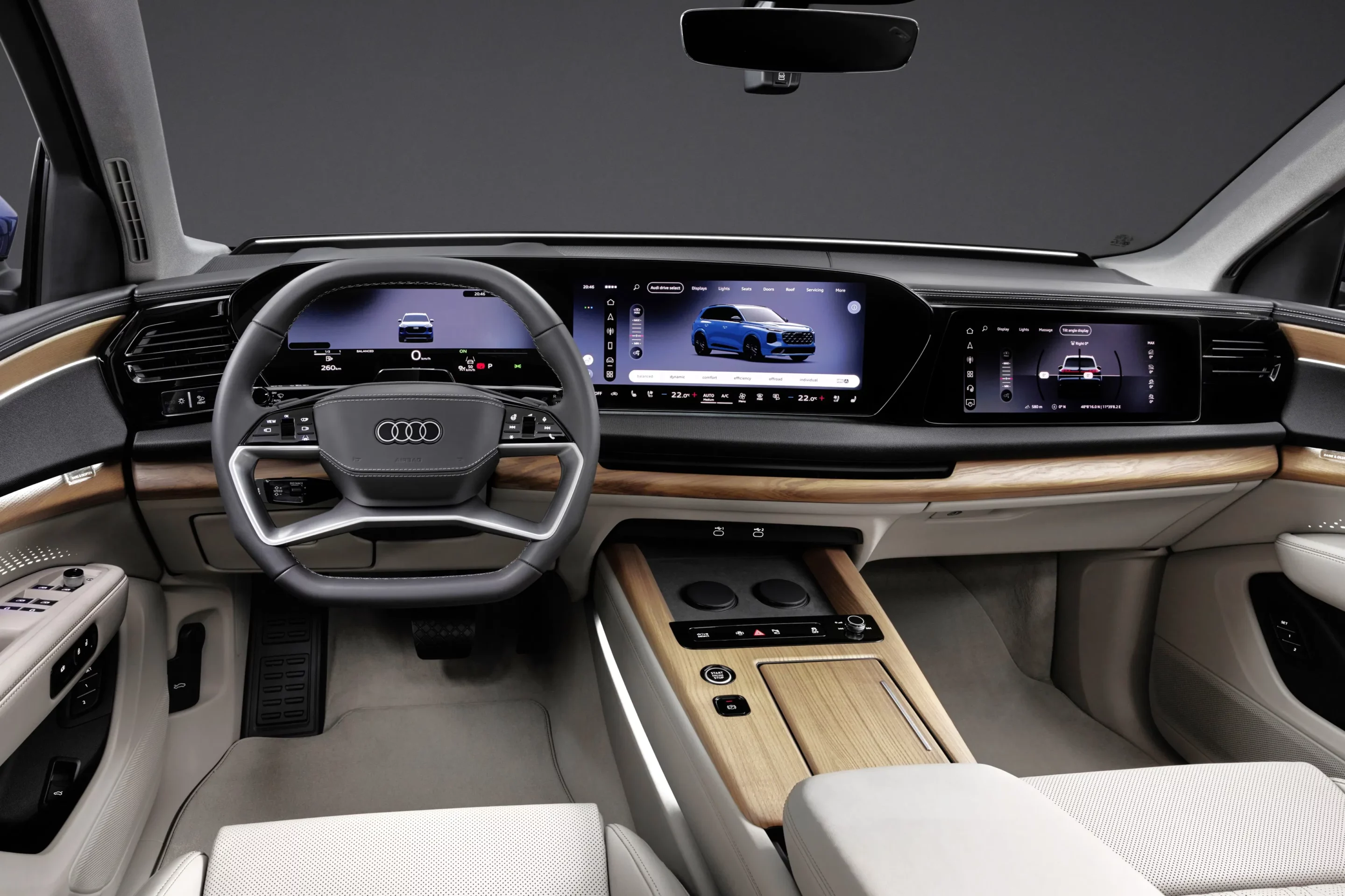 Audi Q7 dashboard Handyhalterung montage
