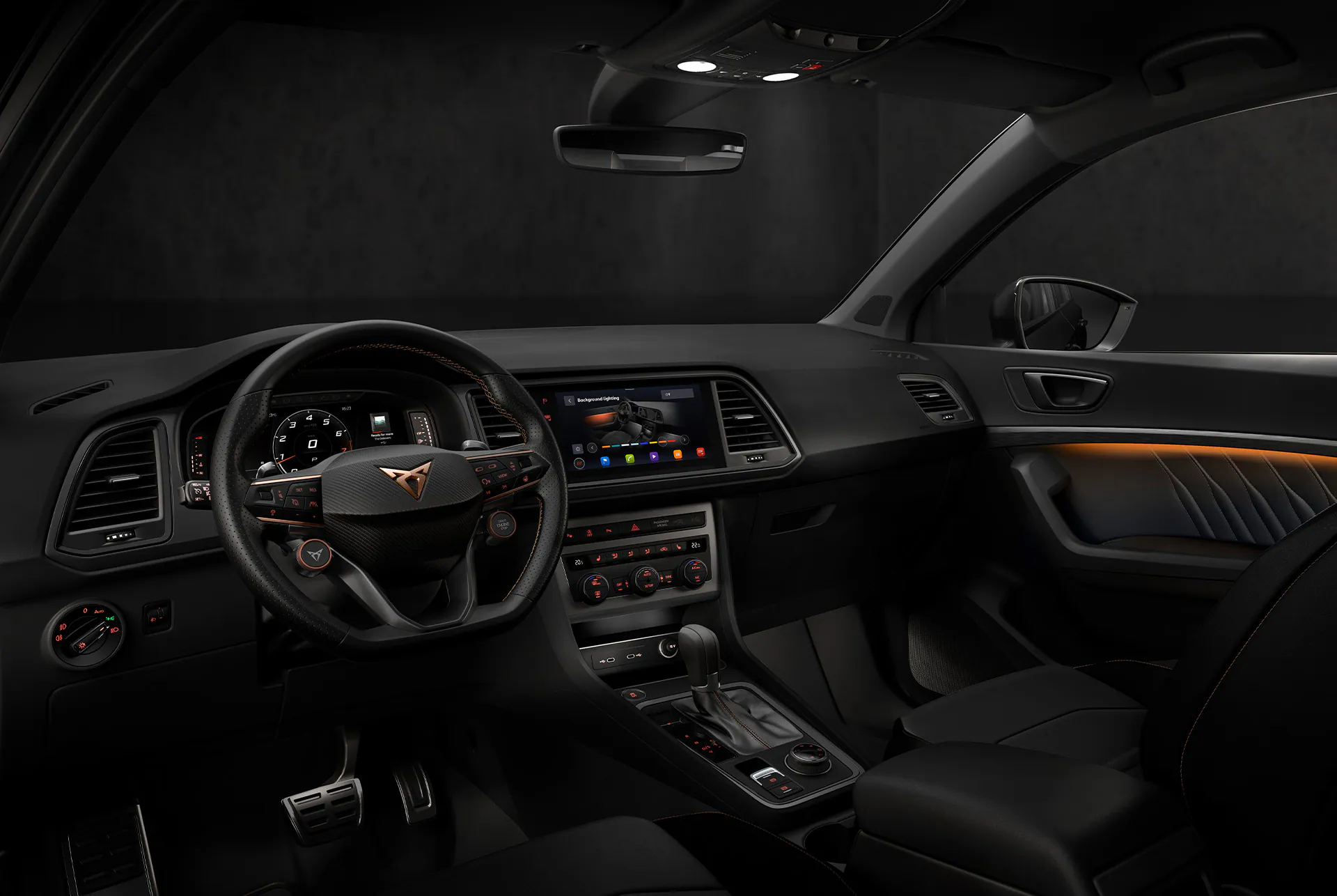 Cupra Ateca dashboard Handyhalterung montage