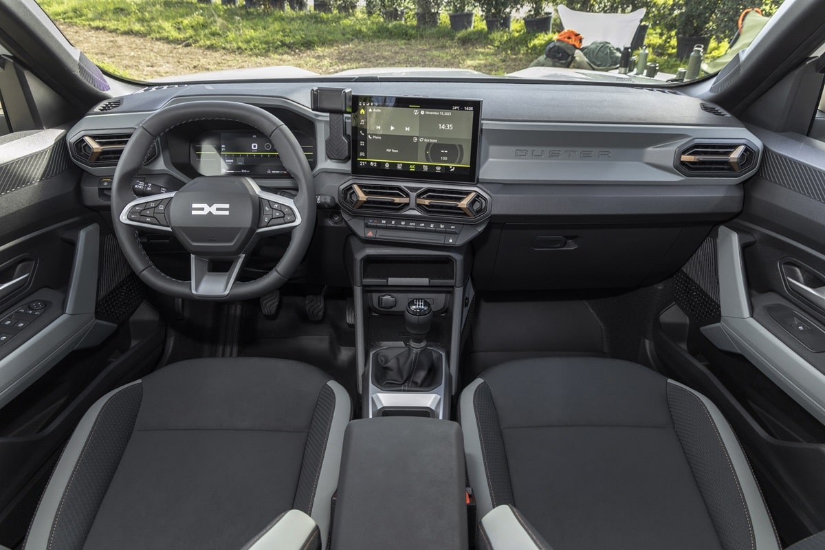 Dacia Duster dashboard Handyhalterung montage