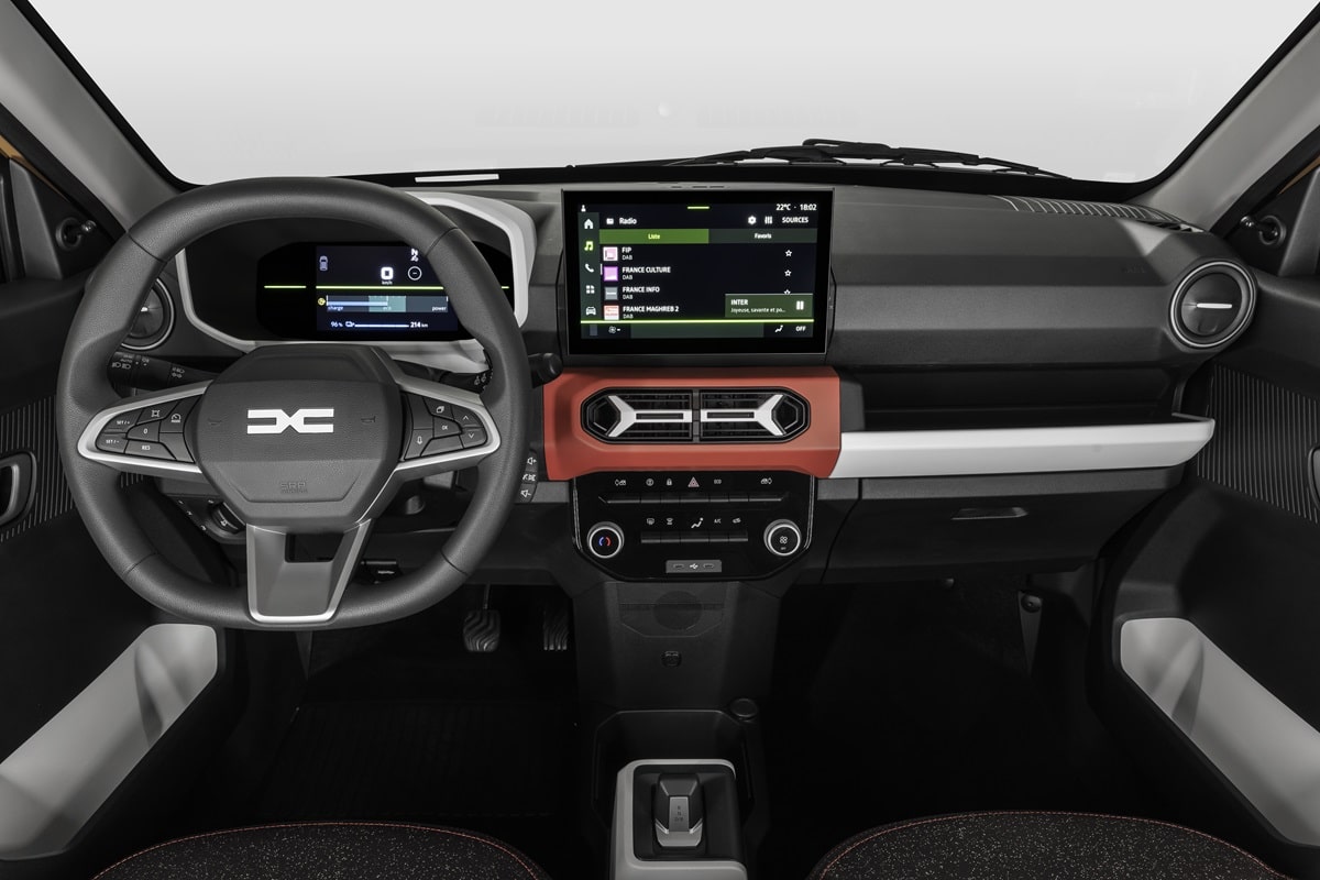Dacia Spring dashboard Handyhalterung montage