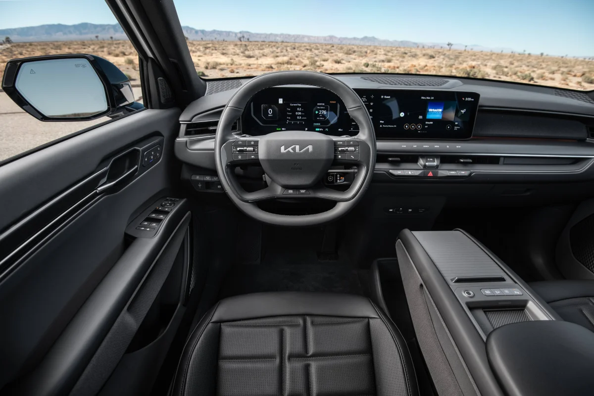 Kia EV9 dashboard Handyhalterung montage