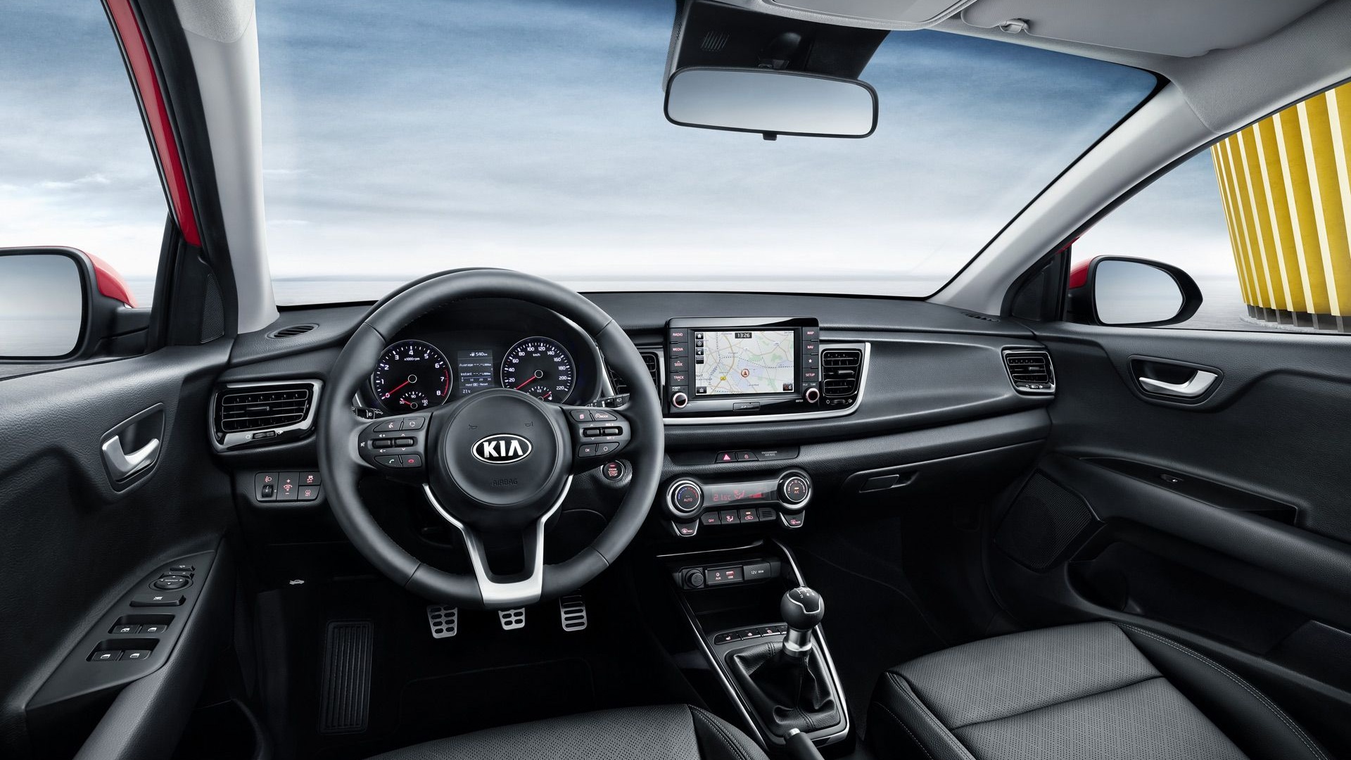 Kia Rio dashboard Handyhalterung montage
