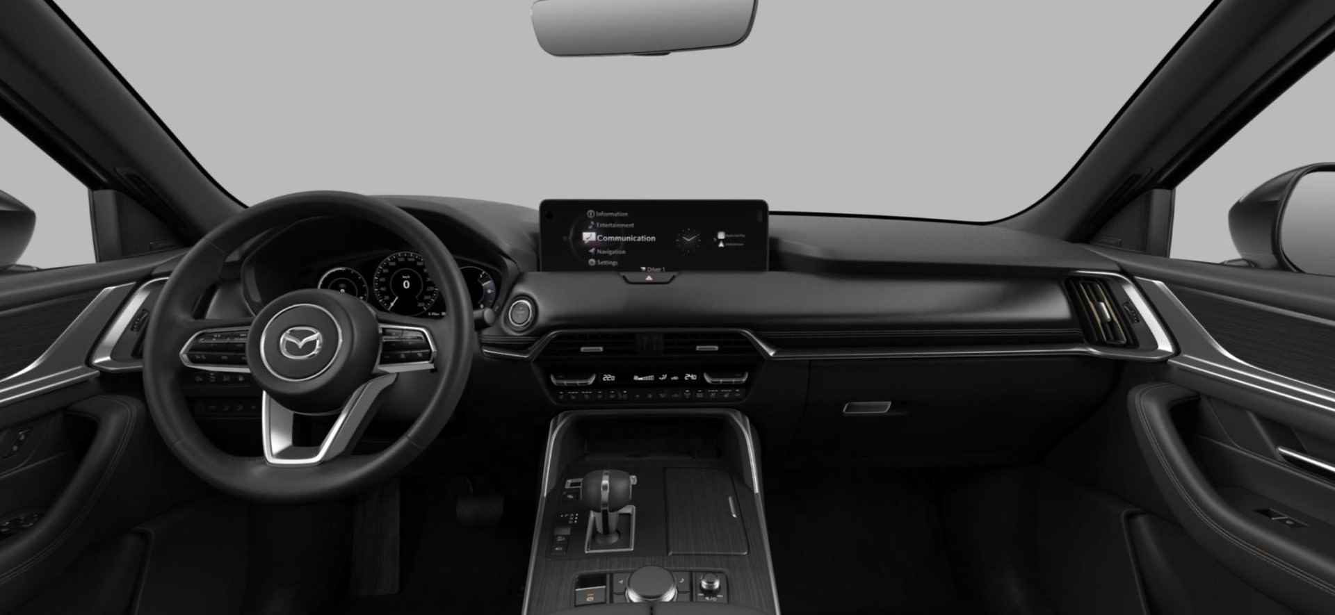 Mazda CX-80 dashboard Handyhalterung montage