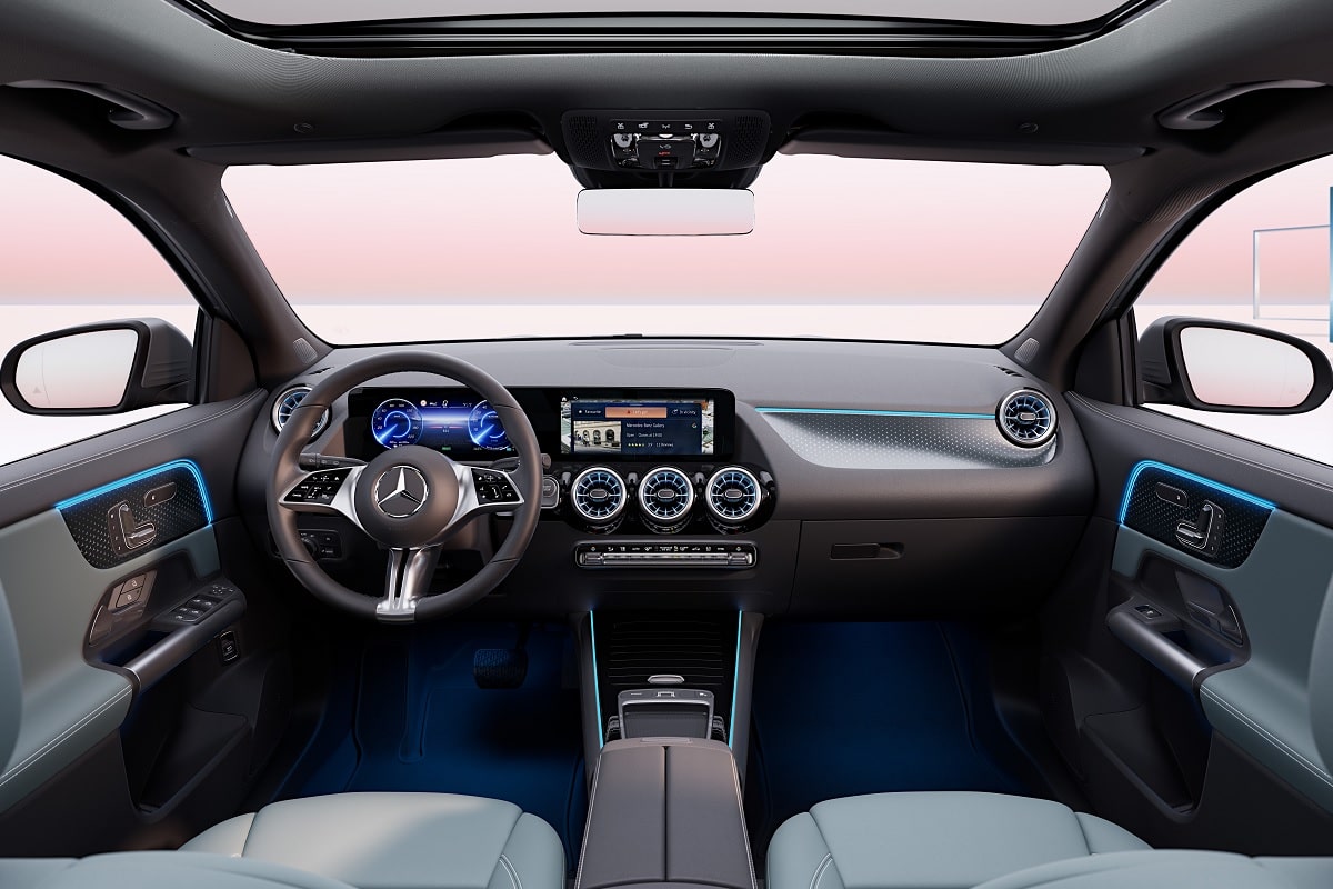 Mercedes EQA dashboard Handyhalterung montage