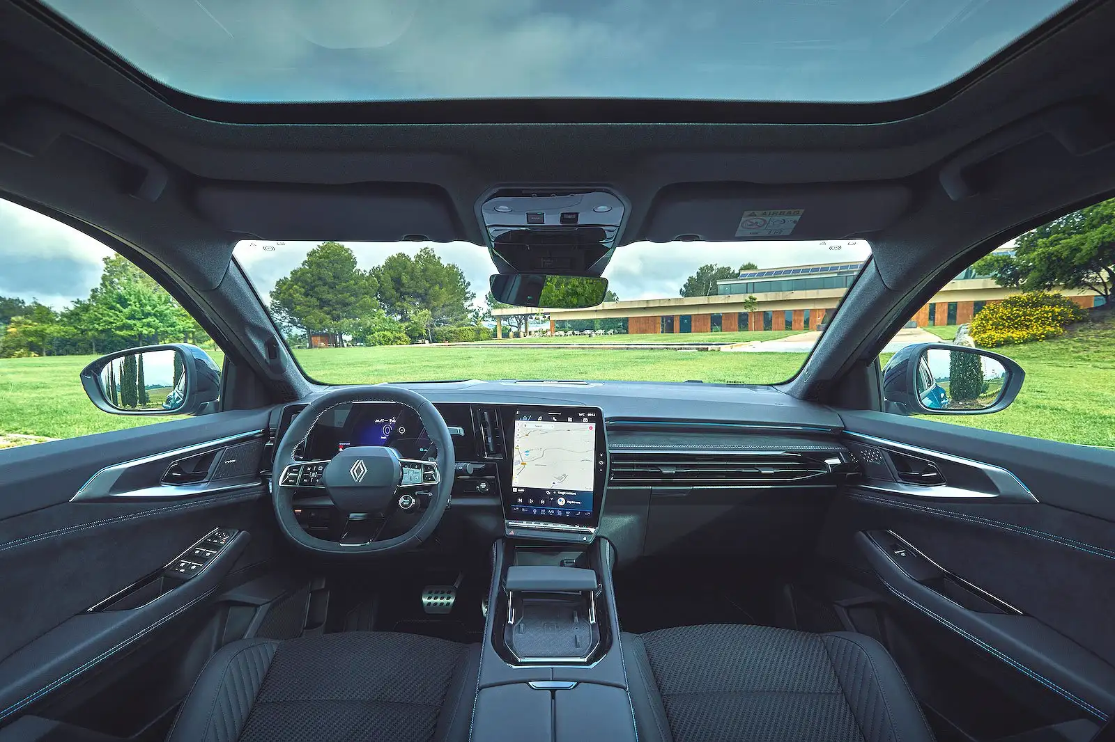 Renault Austral dashboard Handyhalterung montage