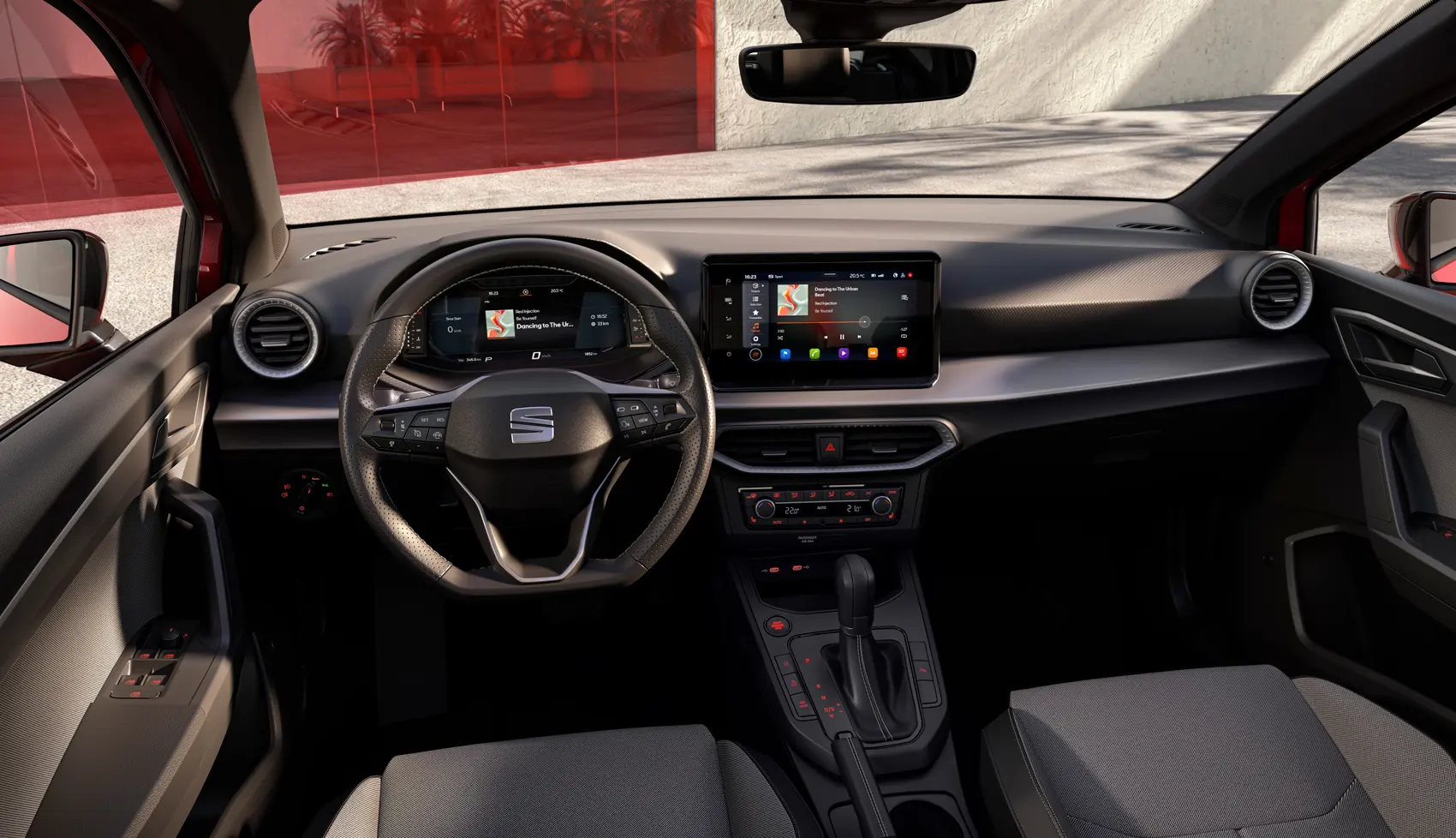 Seat Ibiza dashboard Handyhalterung montage