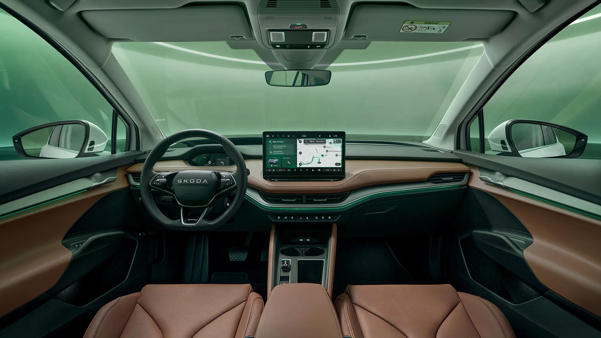 Skoda Enyaq dashboard Handyhalterung montage
