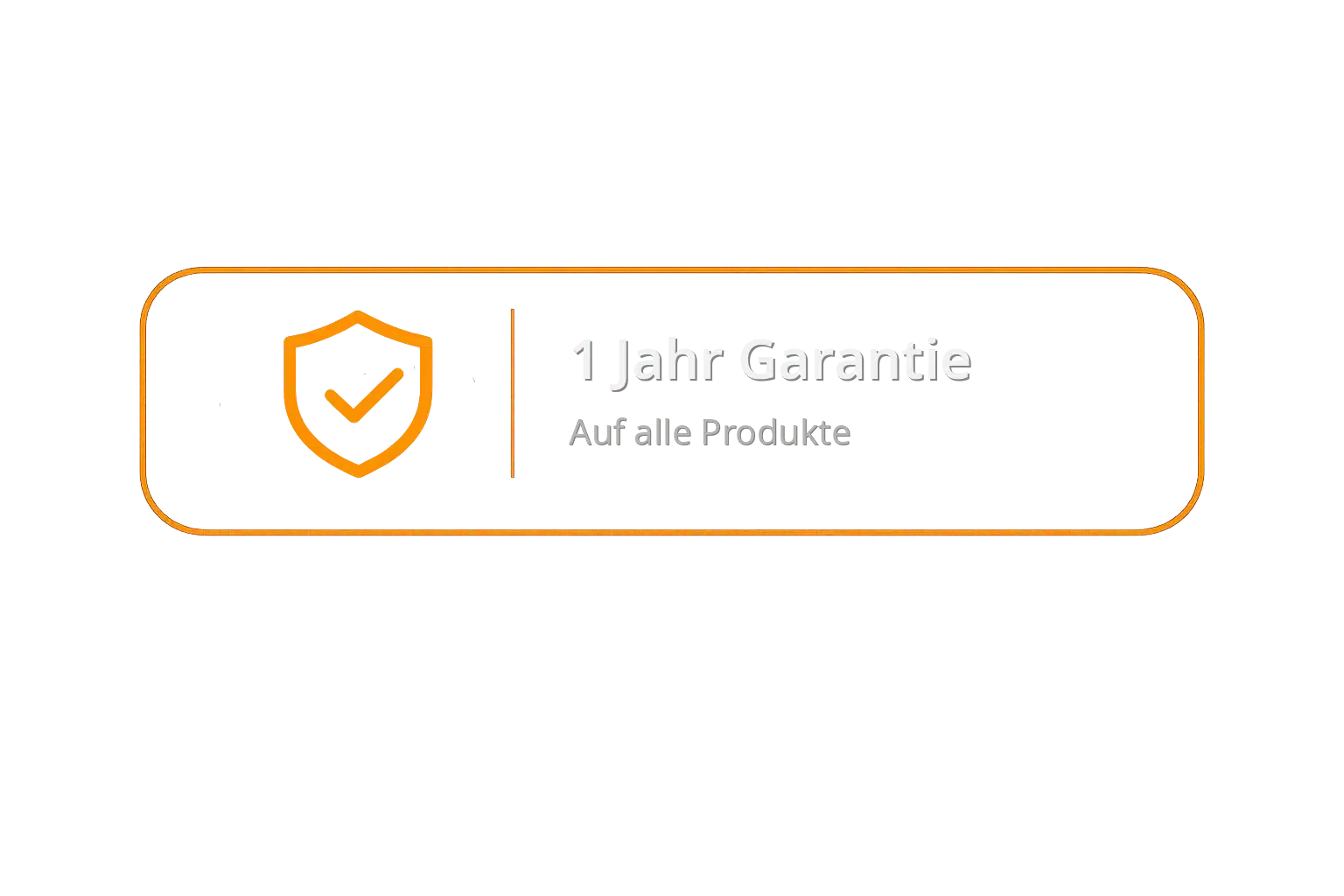 1 Jahr Garantie